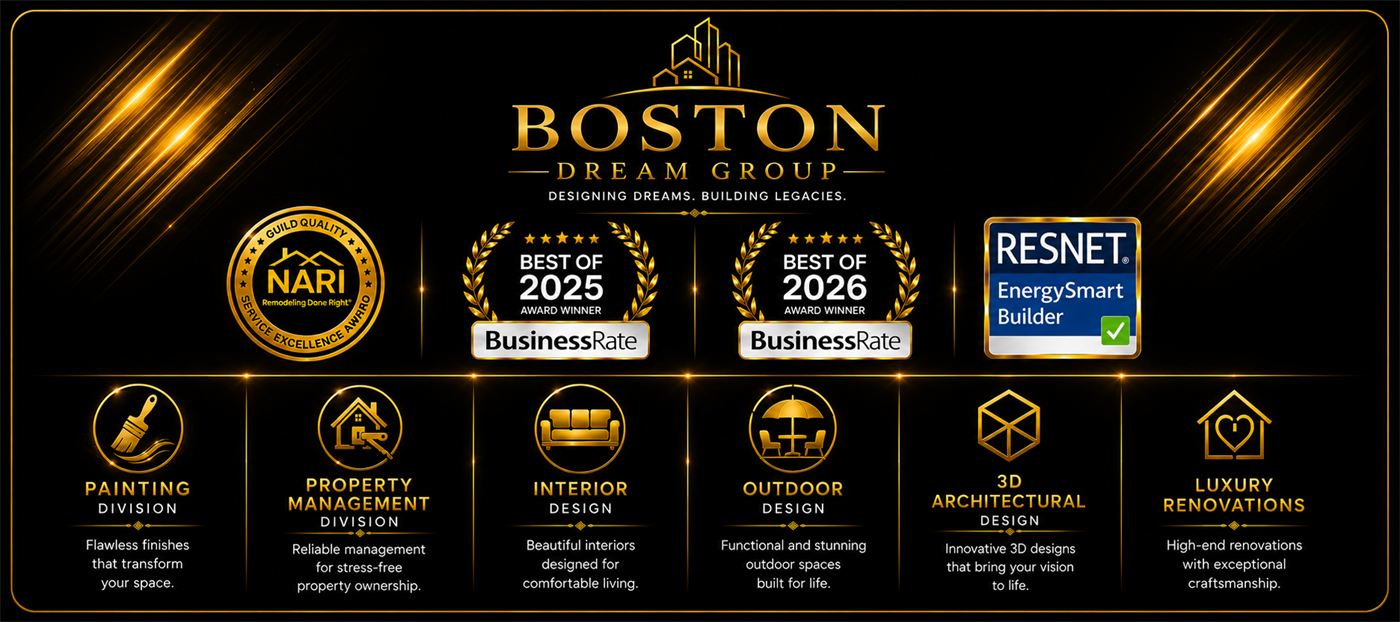 Boston Dream Group awards and design services