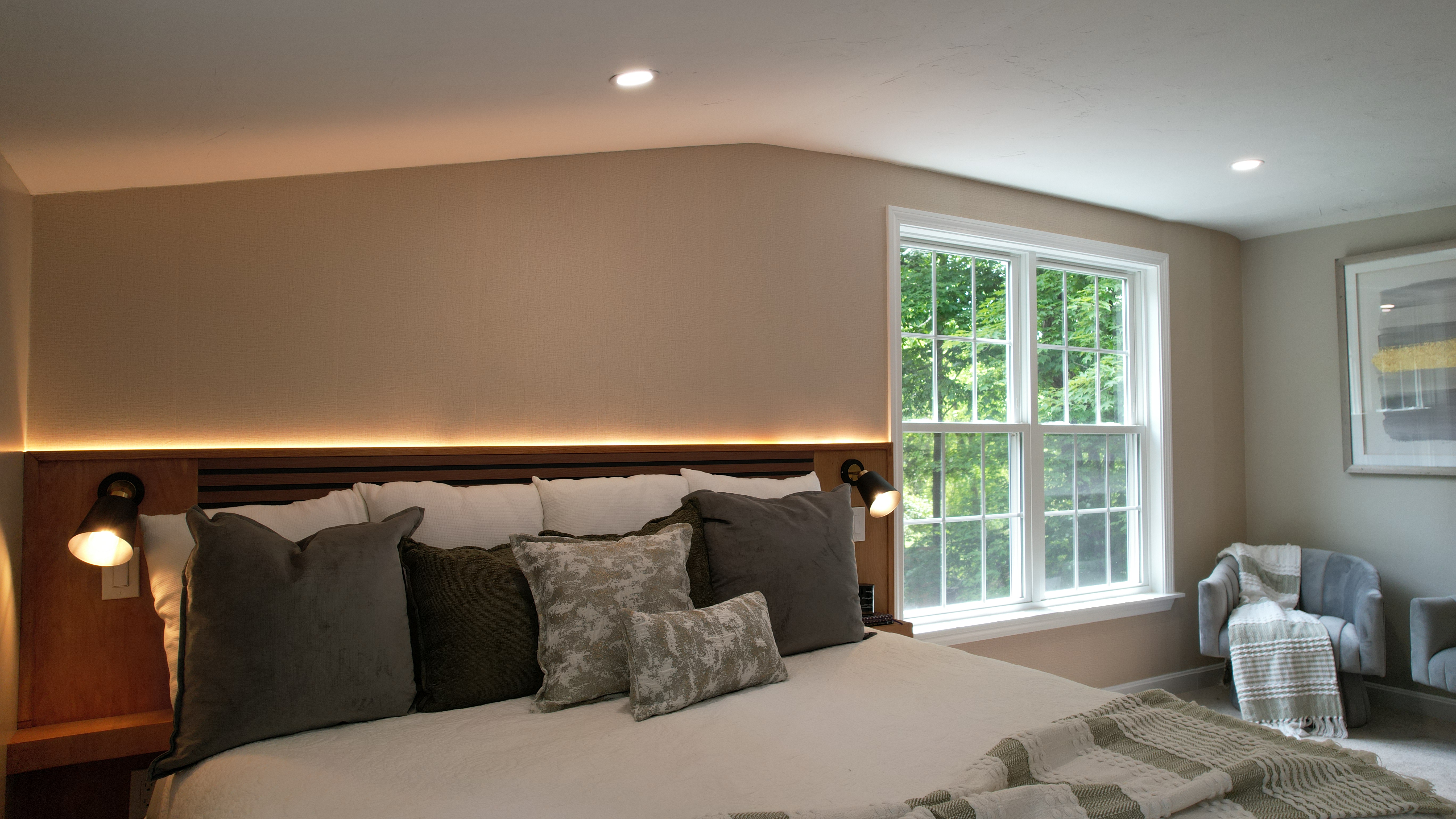Primary bedroom at 616 Grove St