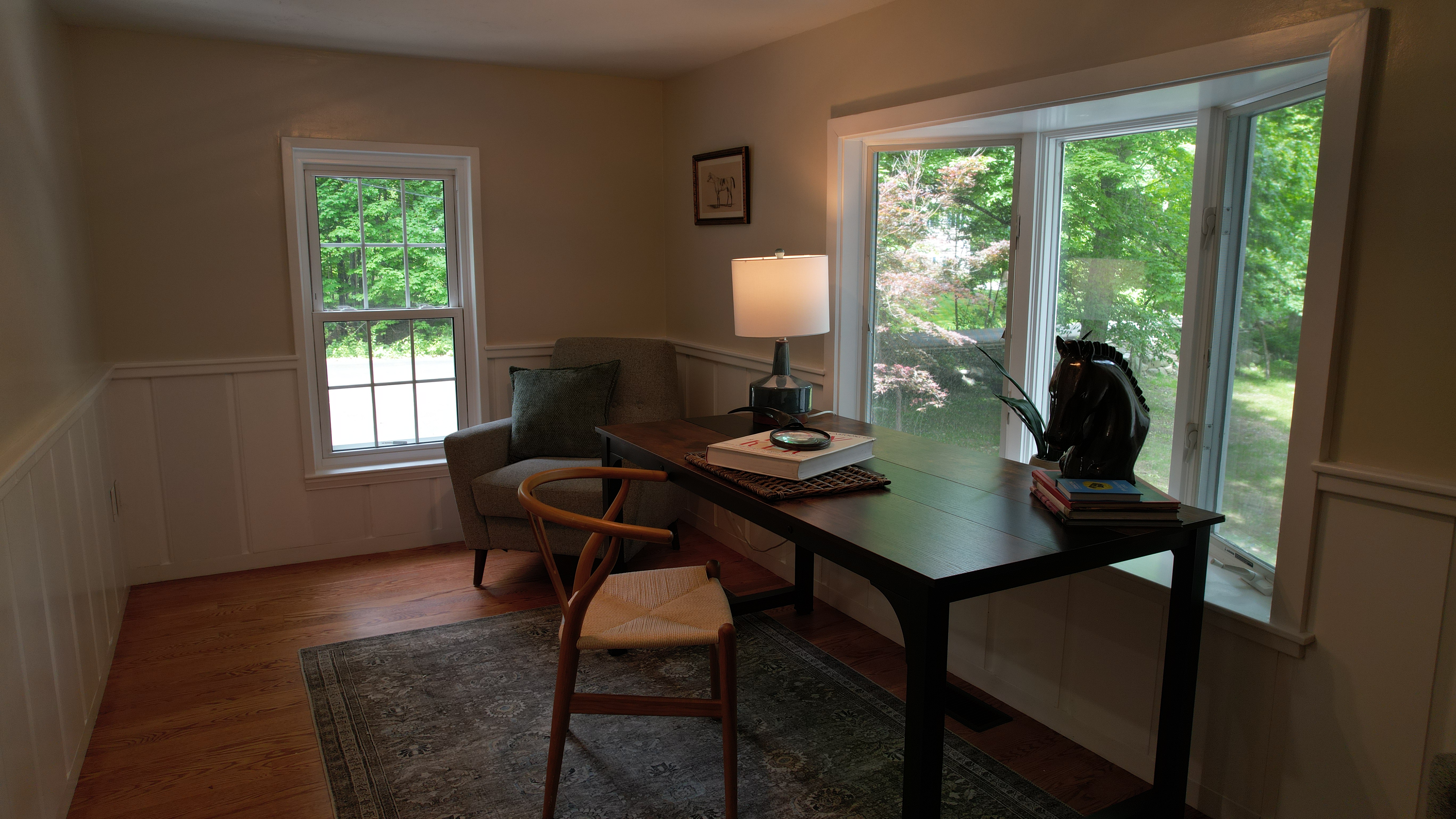 Framingham office with bay window