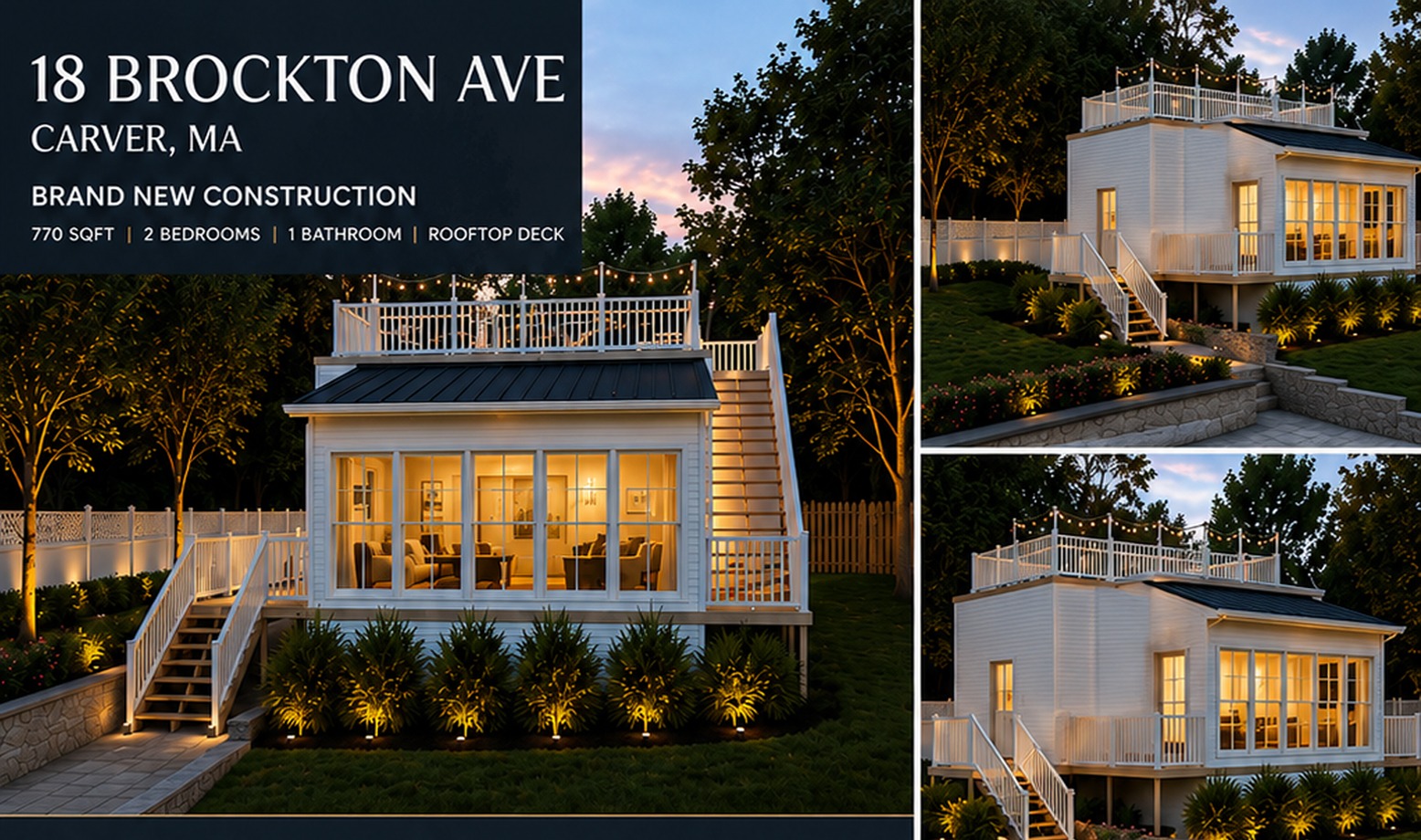 18 Brockton Ave Carver property flyer top section