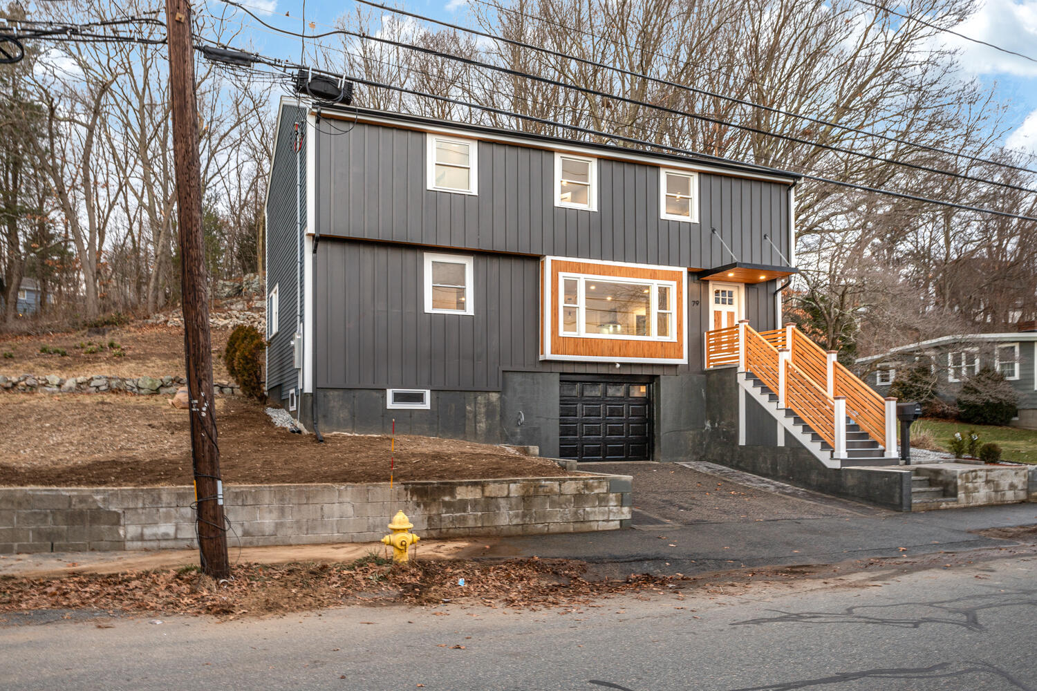Dedham exterior and addition detail