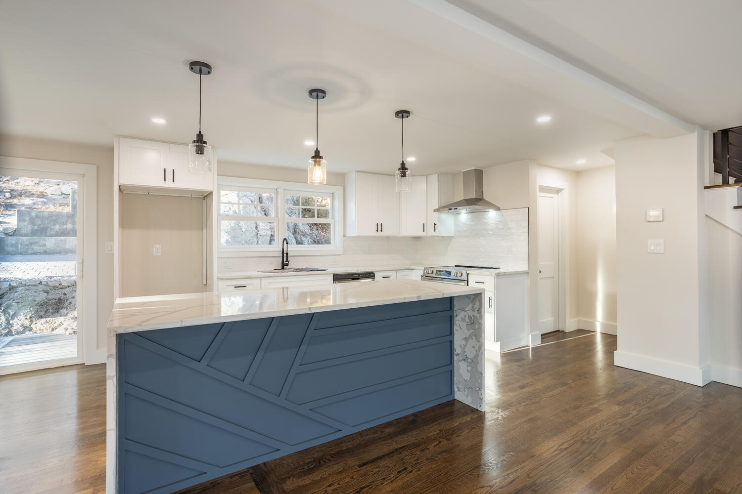 Dedham renovated kitchen