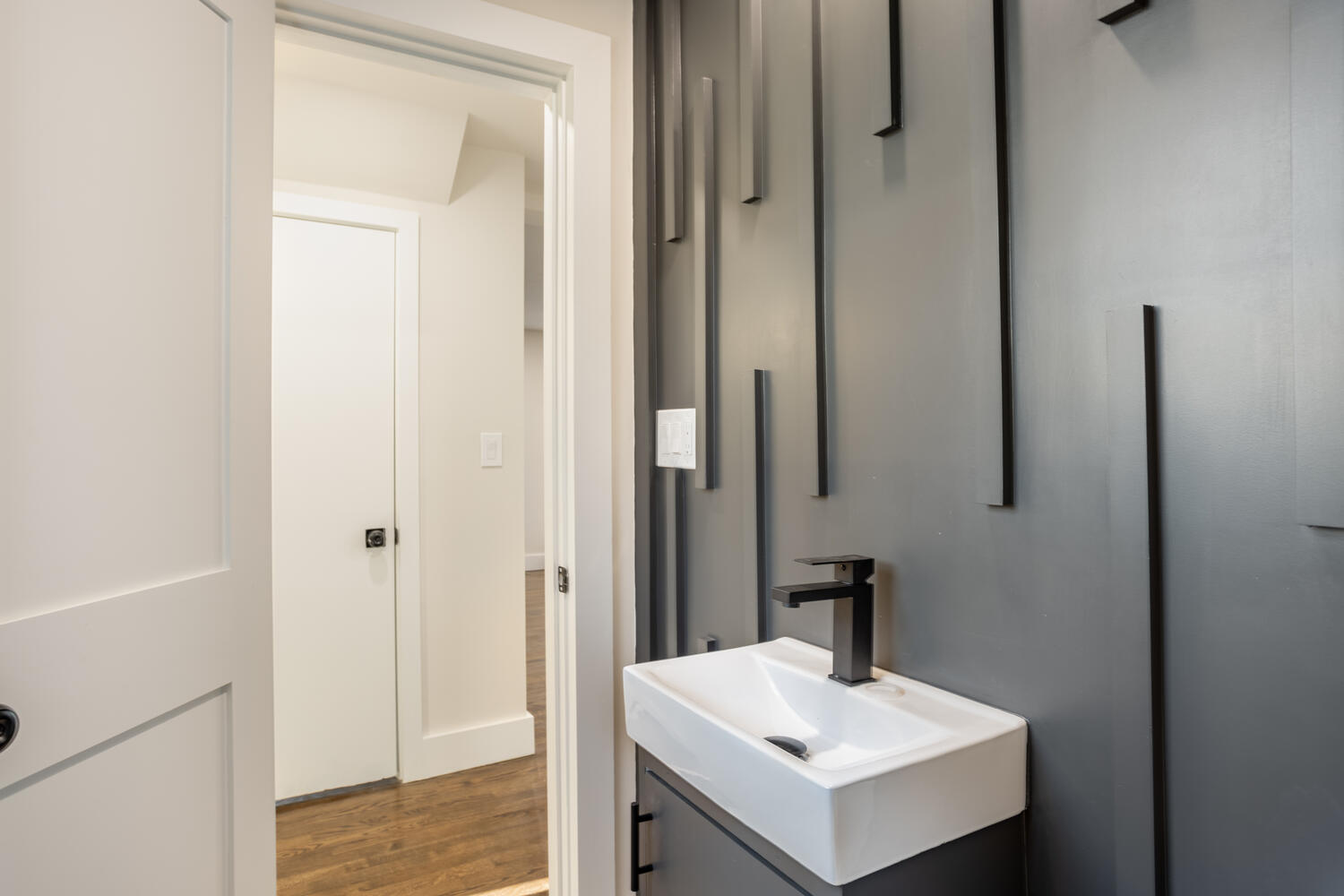 Dedham bath vanity and tile work