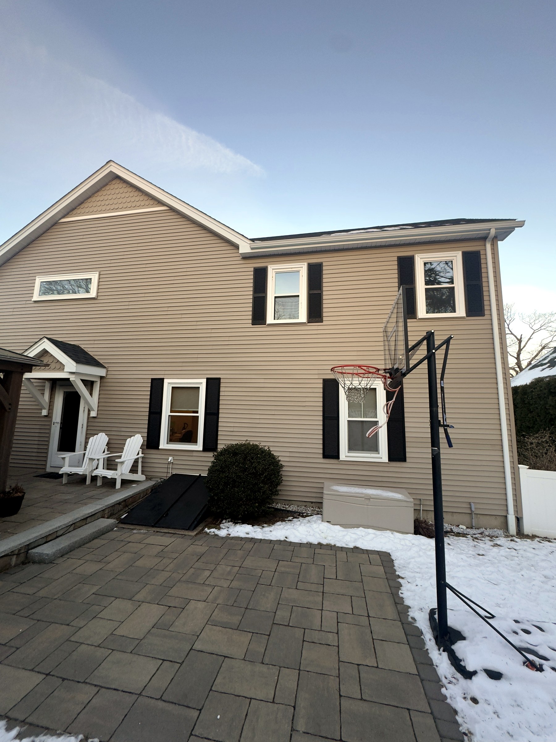 Milton completed exterior view