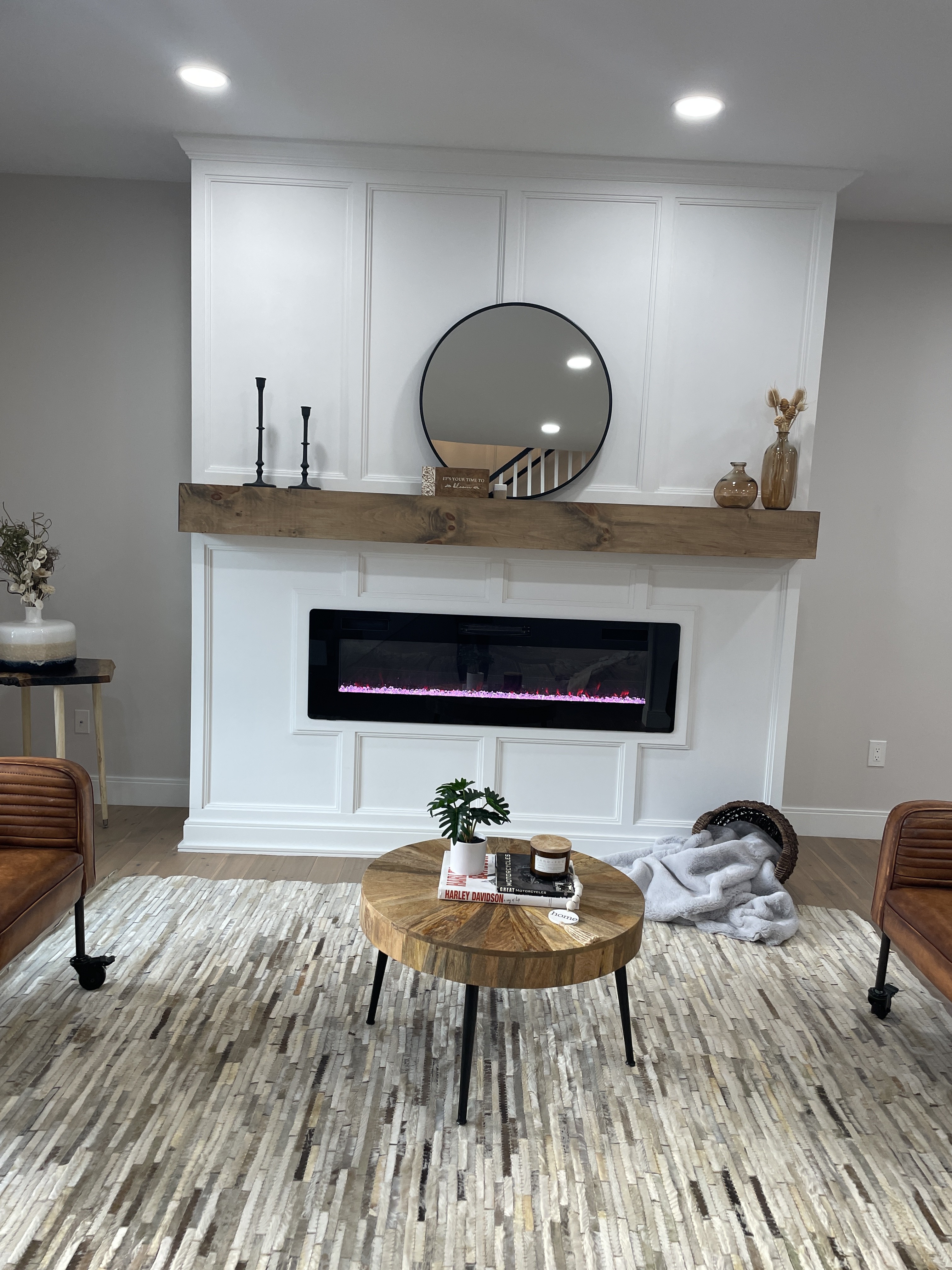 Rockland finished interior feature wall